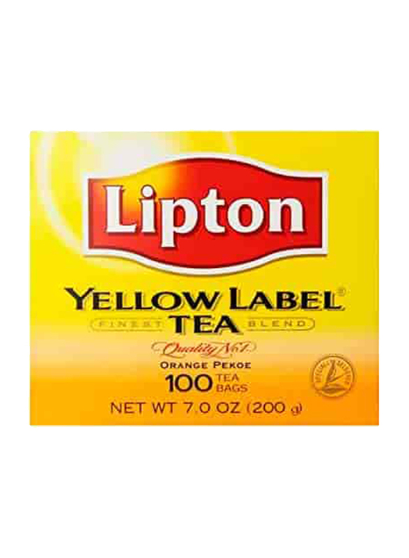 Lipton Yellow Label Tea, 100 Tea Bags x 2g