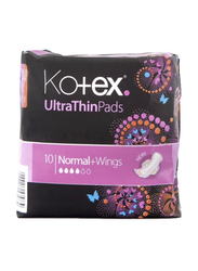 Kotex Normal Time Ultra-Thin Wings Sanitary Pads, 10 Pads