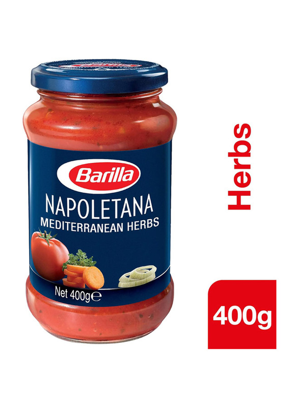 Barilla Napoletana Pasta Sauce with Mediterranean Herbs, 400g