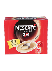 Nescafe Classic 3in1 Smooth & Rich Instant Coffee Sachets, 24 x 20g