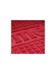 Royalford Rubber Indoor/Outdoor Door Mat, 40 x 36cm, RF4955, Red