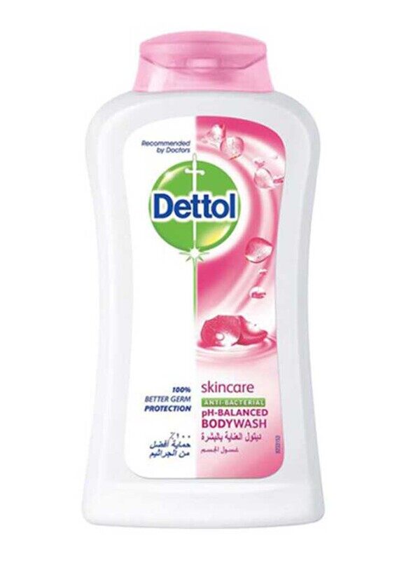 

Dettol Skincare Antibacterial & Moisturizing Rose & Sakura Blossom Scent Body Wash, 250ml