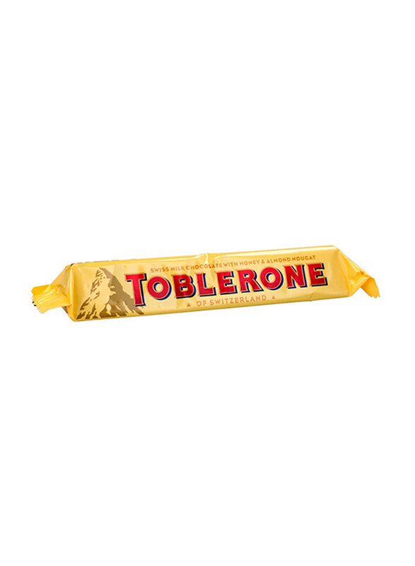 

Toblerone Swiss Milk Chocolate Bar with Honey & Almond Nougat, 35g