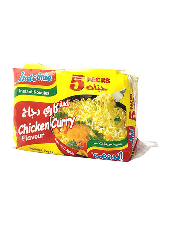 

Indomie Chicken Curry Flavour Instant Noodles, 5 x 75g