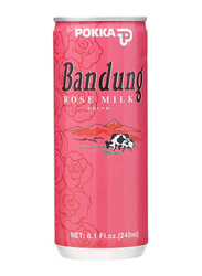 Pokka Bandung Rose Milk Drink, 240ml