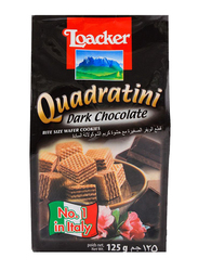 Loacker Quadratini Wafers Filled With Dark Chocolate Cream, 125g