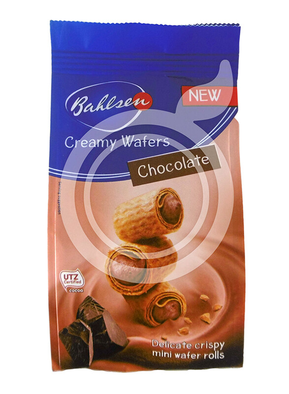 

Bahlsen Waffeletten Mini Chocolate Cream Wafer Rolls, 75g