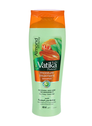 Vatika Naturals Moisture Treatment Shampoo with Almond & Honey Extracts for All Hair Types, 400 ml