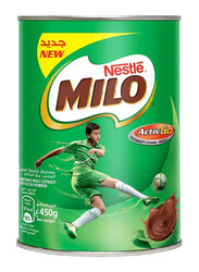 Nestle Milo Active-Go Sweetened Malt Extract with Cocoa Powder Tin, 450g