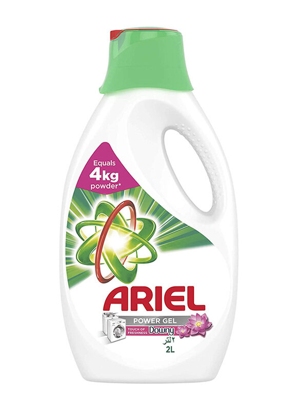 

Ariel Automatic Laundry Detergent Power Gel with Downy Scent for Front & Top Load, 2 Litre