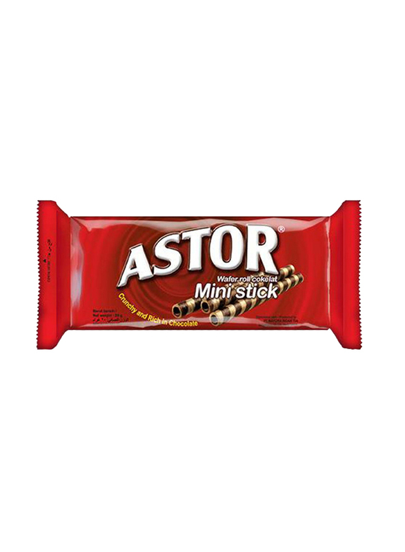 Astor Mini Wafer Sticks Chocolate Flavour, 20g