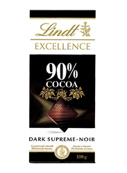 Lindt Excellence Supreme 90% Cocoa Dark Chocolate, 100g