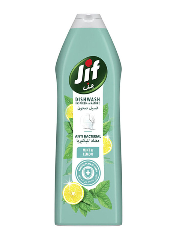 

Jif Antibacterial Mint & Lemon Dishwashing Liquid, 750ml