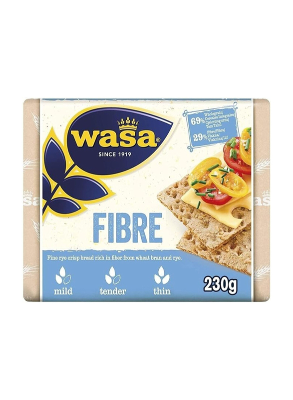 Wasa Fiber Rye Crisp Breads, 230g