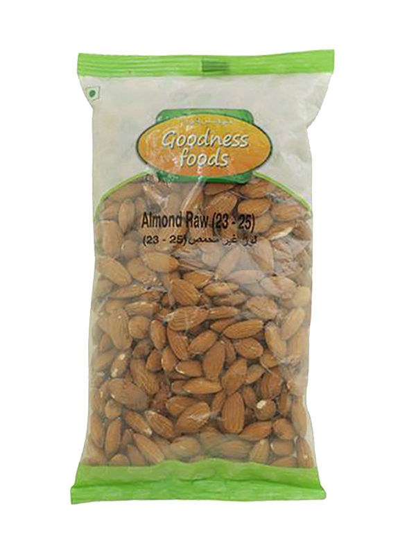 Goodness Foods Raw Almonds, 250g