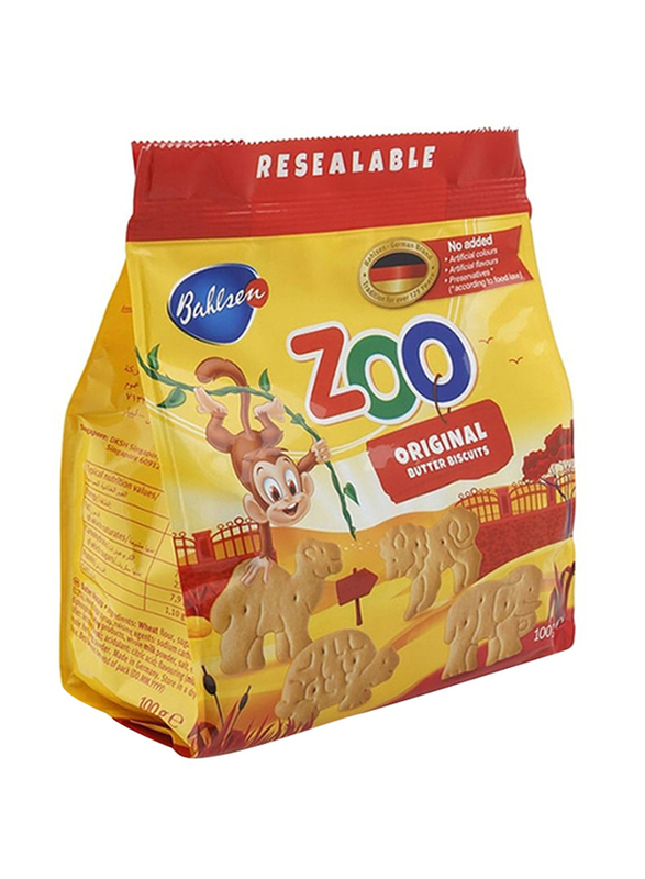Bahlsen Leibniz Zoo Original Butter Biscuits, 100g
