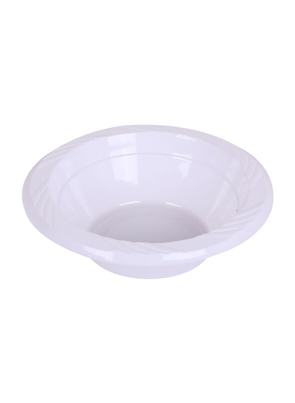 

Hotpack 12oz 25-Piece Plastic Round Bowl Set, PARPB12, White
