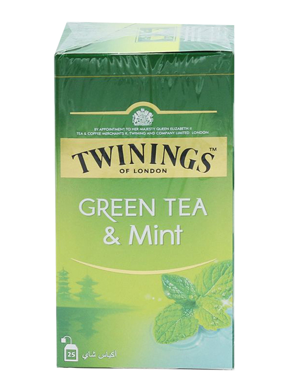 Twinings Mint Green Tea Bags, 25 Tea Bags