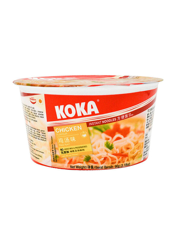 

Koka Bowl Chicken Flavour MSG Free Instant Noodles, 90g