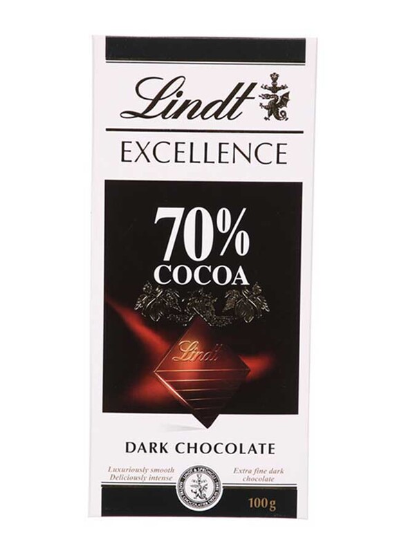 Lindt Excellence 70% Cocoa Dark Chocolate, 100g