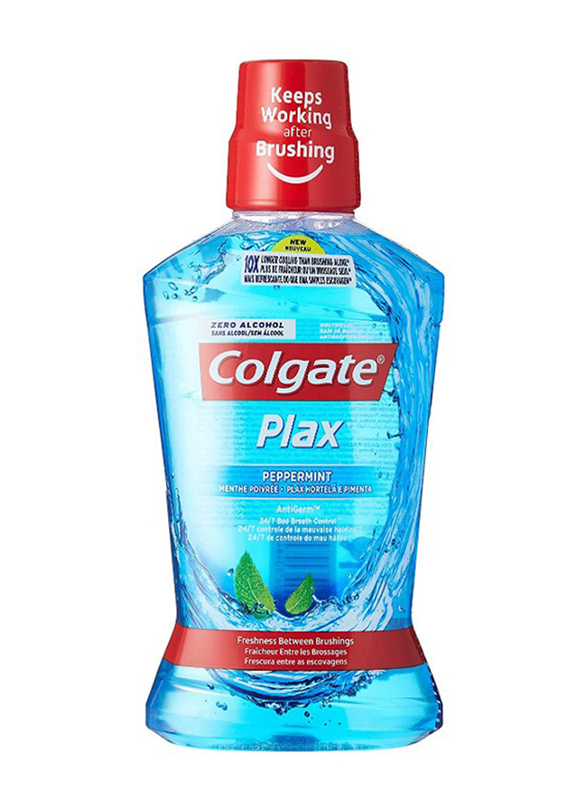 Colgate Peppermint Plax Mouthwash, 250ml