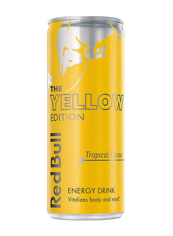 Red Bull The Yellow Edition Tropical Fruit Flavour Energy Drink, 250ml