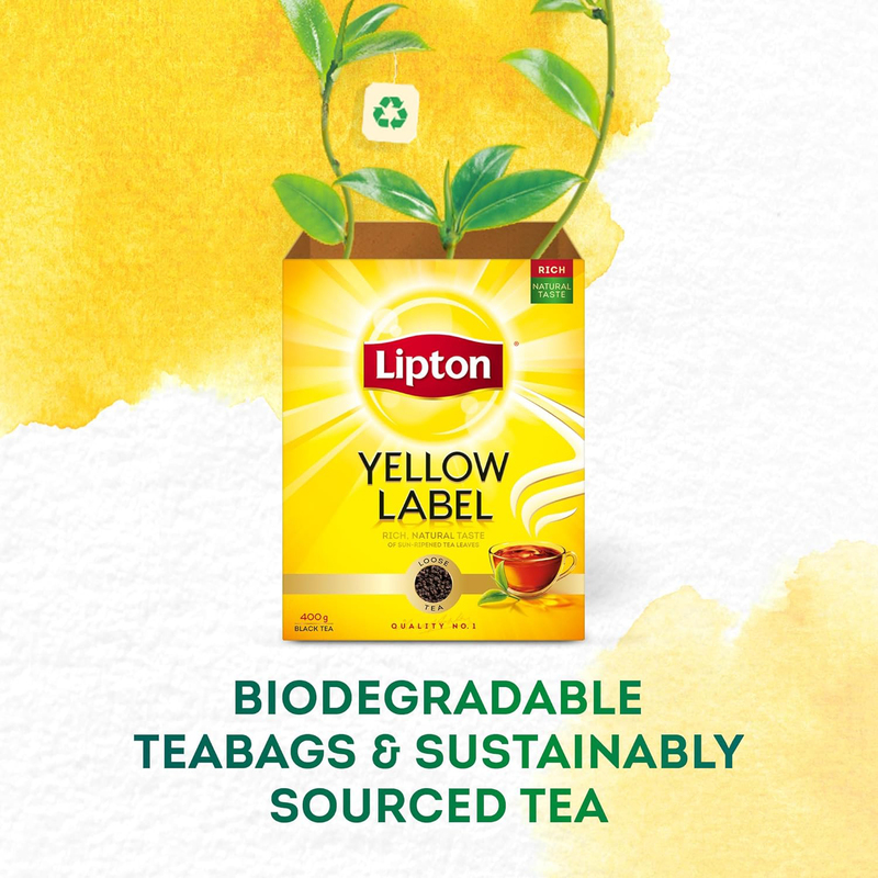 Lipton Yellow Label Loose Black Tea, 200g