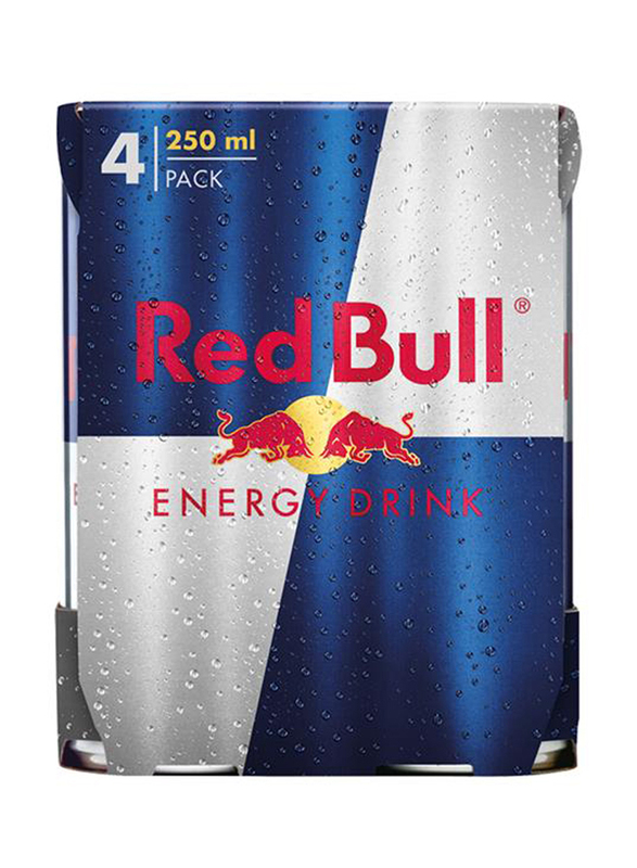 Red Bull Energy Drink, 4 x 250 ml