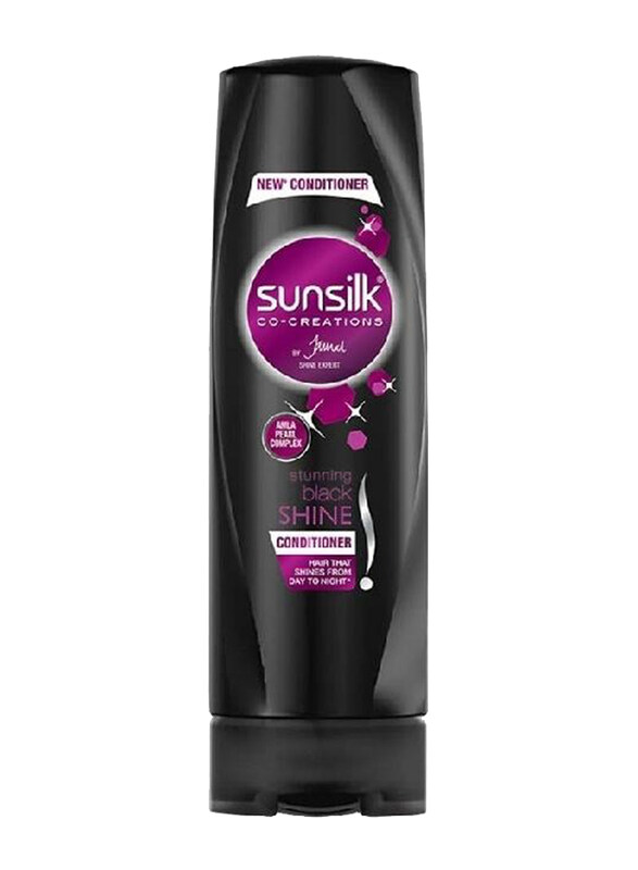 Sunsilk Co Creations Black Shine Hair Conditioner 350 ml Hair Care Coconut Oil Argan Oil Vitamin E DubaiStore HEMS FRESH MINI MART L.L.C