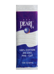 Sea Pearl Zigzag Cotton Pads, 100gm