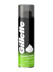 Gillette Lemon Lime Shave Foam, 200ml