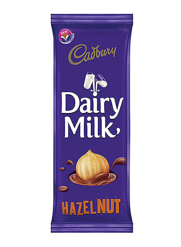 

Cadbury Dairy Milk Chocolate with Hazelnut, 90g