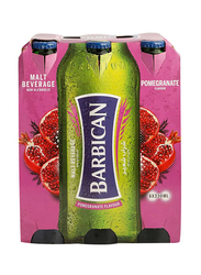 Barbican Non-Alcoholic Malt Beverages Pomegranate Flavor, 6 x 330ml