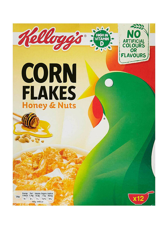 

Kellogg's Honey and Nuts Corn Flakes, 375g