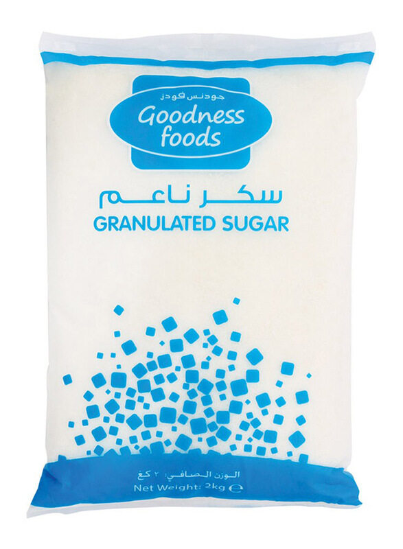 

Goodness Foods Granulated White Sugar, 2 Kg