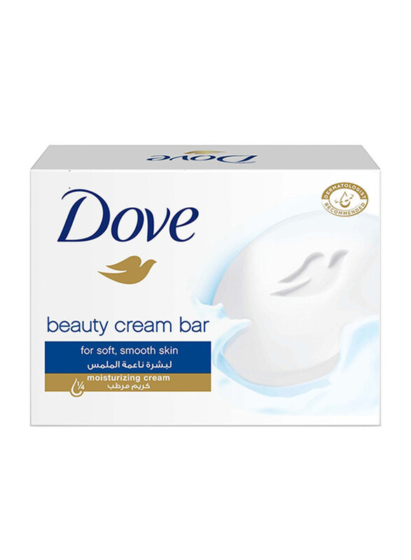 

Dove Beauty Cream Soap Bar, White, 135gm