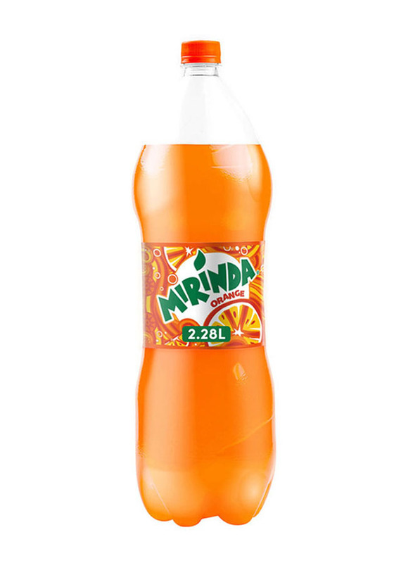 Mirinda Orange Soft Drink, 2.28 Liters