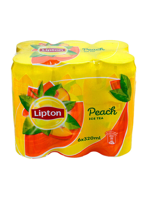 

Lipton Peach Ice Tea, 6 Cans x 320ml
