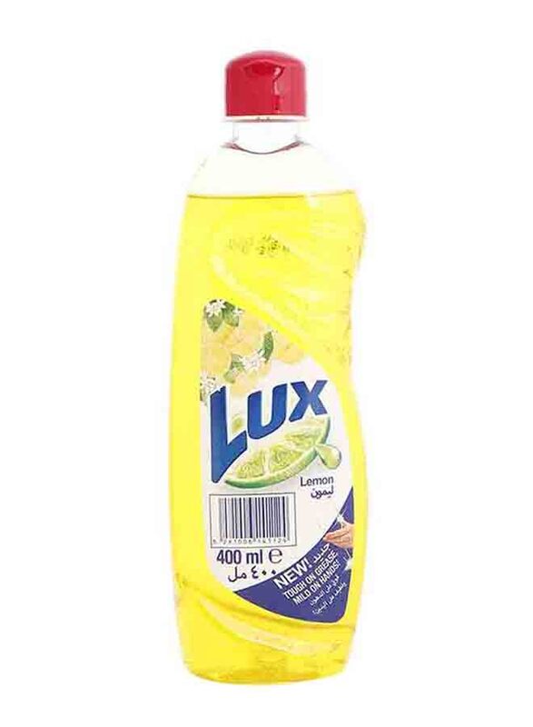Lux Lemon Scent Dishwashing Liquid, 400ml