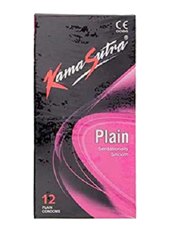 Kamasutra Plain Condoms, 12 Pieces