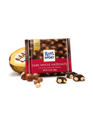 Ritter Sport Nut Selection Dark Chocolate Slab With Whole Roasted Hazelnuts, 100g
