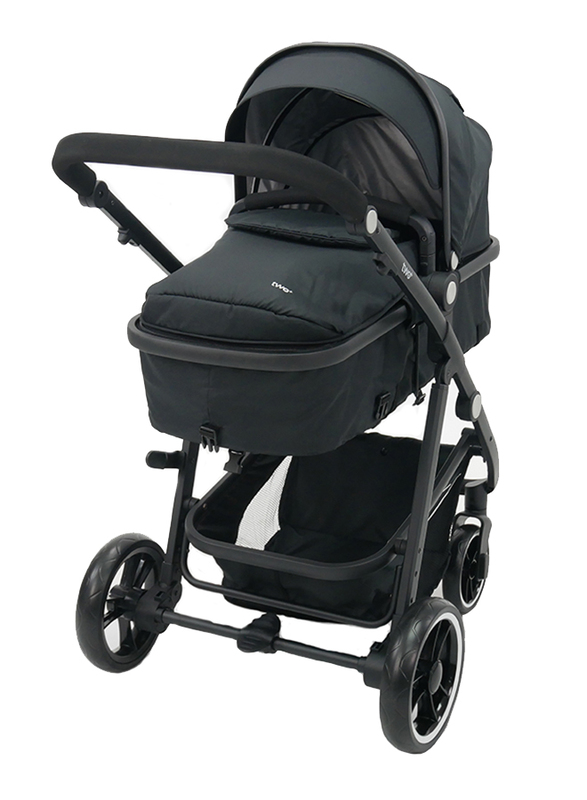 Asalvo Travel System Baby Stroller, Black