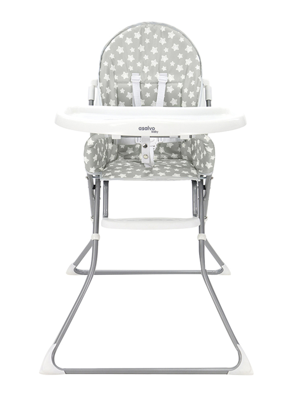 Asalvo Stars Quick High Chair, Grey