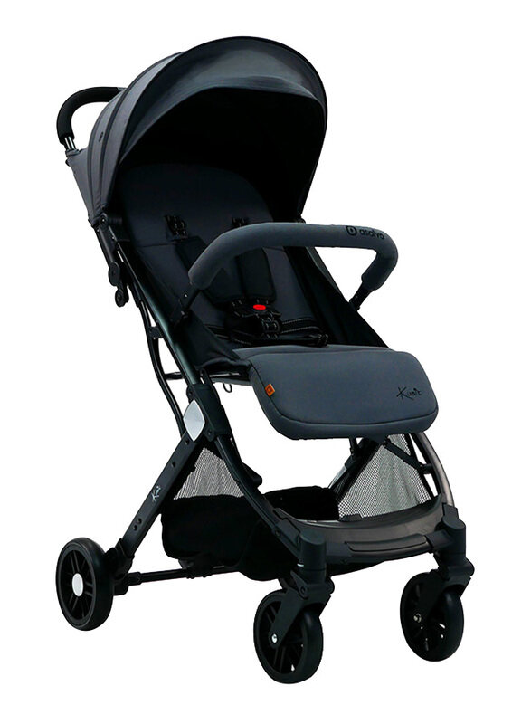 Asalvo Kubic Light Travel Baby Stroller, Grey