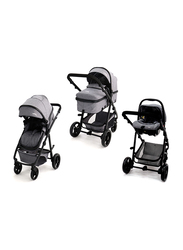 Asalvo Travel System Baby Stroller, Grey