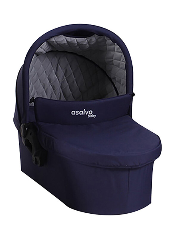 Asalvo Trio Roma Complete Travel System, 6 Pieces, Navy Blue