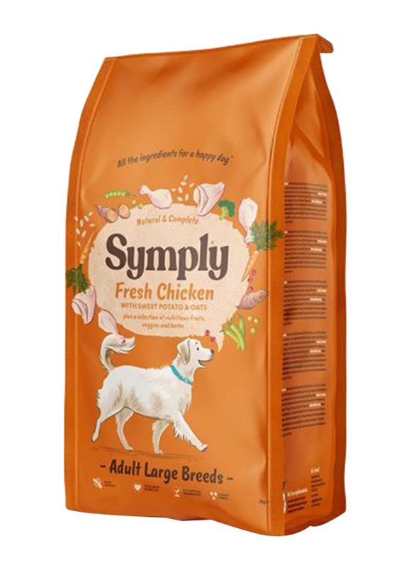 Symply Fresh Chicken Adult Large Breed Dog Dry Food, 2 Kg