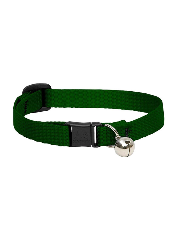 Lupine 8-12-inch Basic Safety Cat Collar with Bell, Green