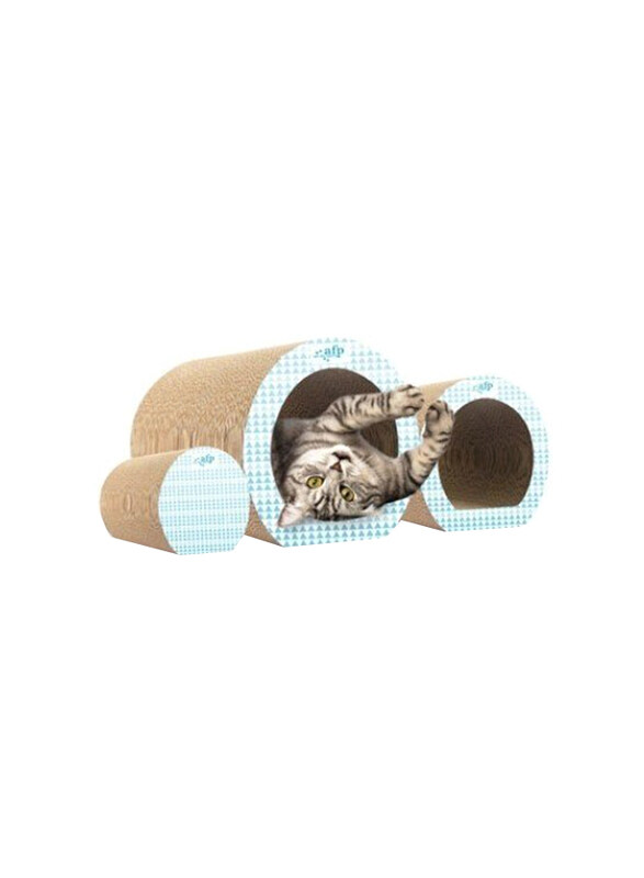 

AFP All for Paws 3 in 1 Cat Cave Scratcher, Multicolour