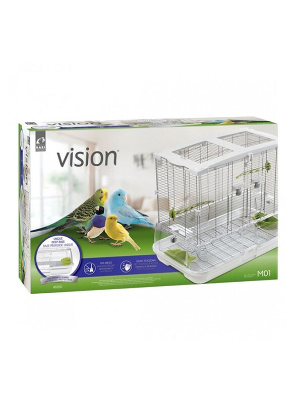 

Vision Single Height Bird Cage, Medium, White